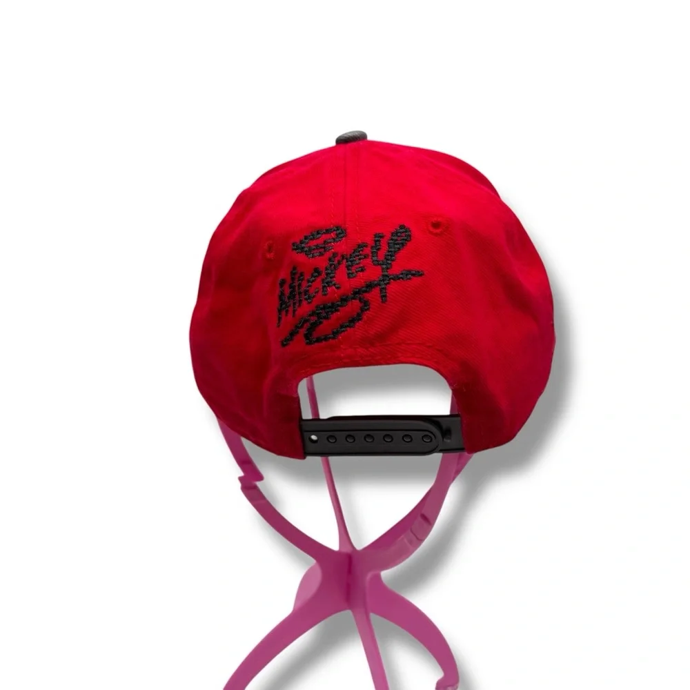 Disney Parks Mickey Mouse Hat Youth Size Embroidered Pixel Autograph‎ Souvenir
